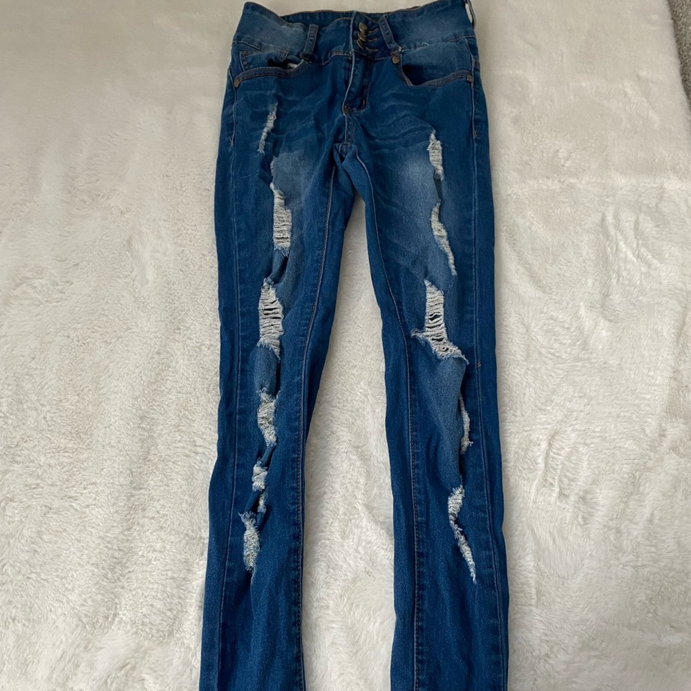Blue Skinny Jeans